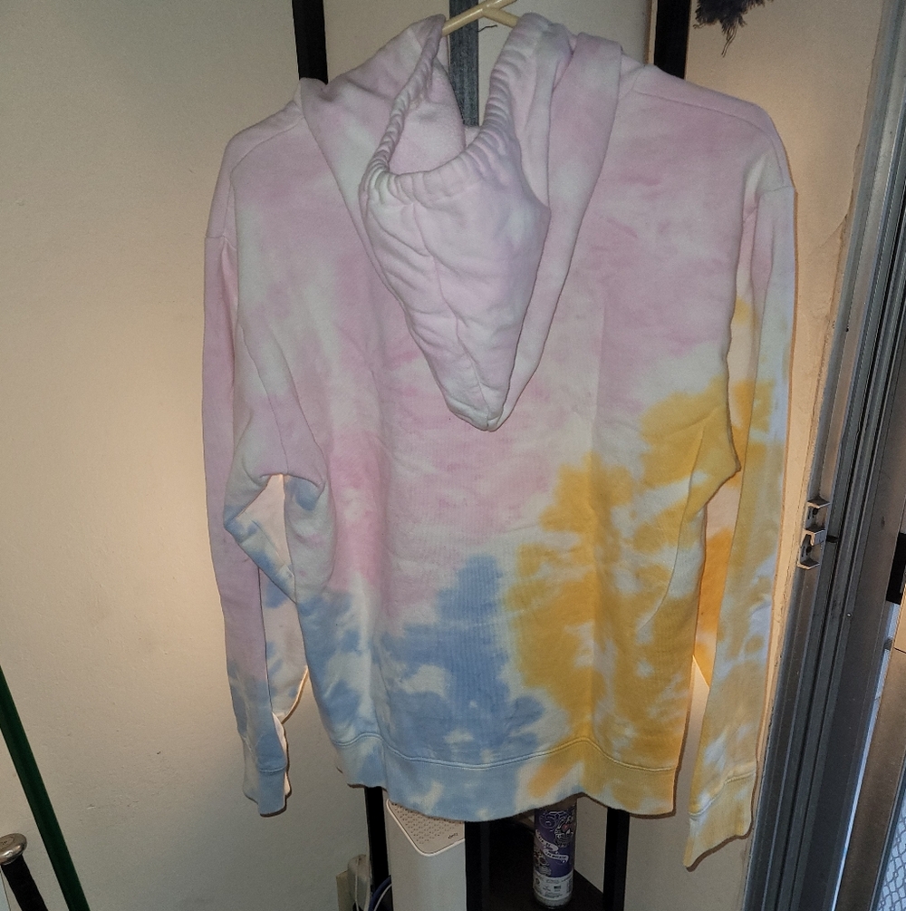 Vans Womens Pastel Tie-Dye Hoodie Sz L - Picture 5 of 6